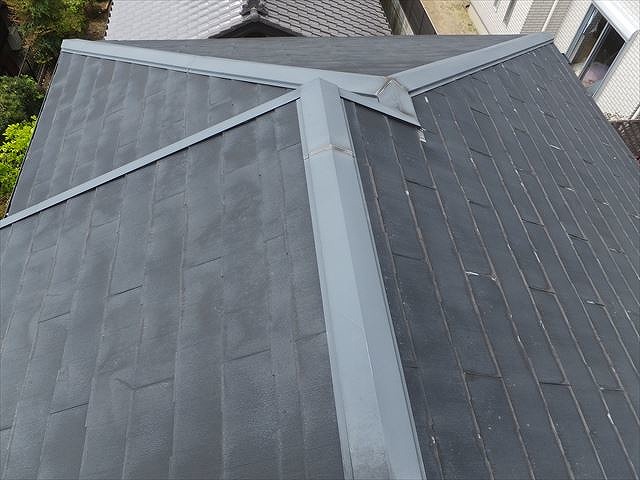 複雑な状の棟板金